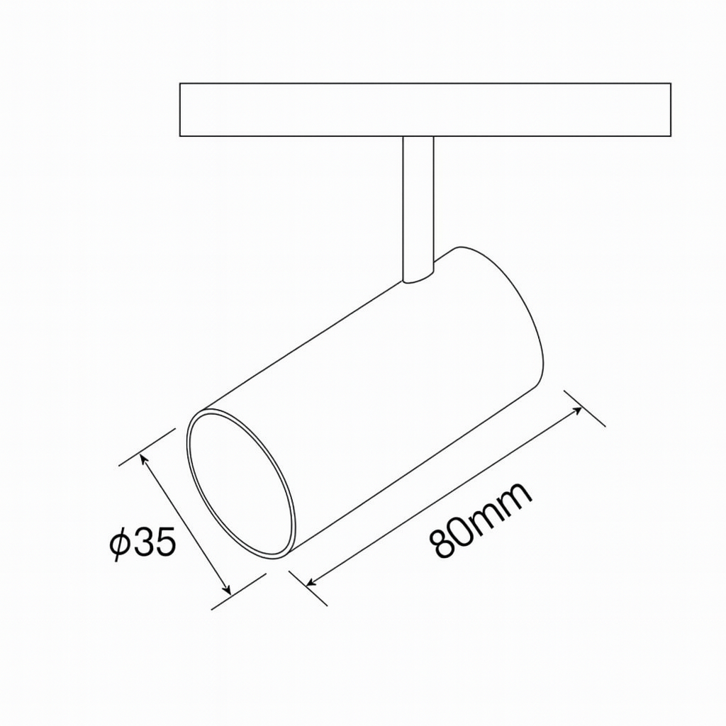 MAGNETIC TRACK LIGHT 6W 4000K