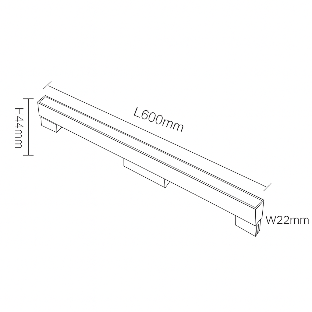 MAGNETIC LINE LIGHT 20W 3000K