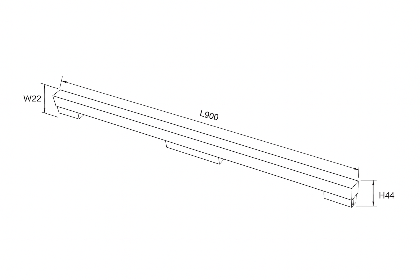 MAGNETIC LINE LIGHT 30W 4000K