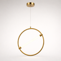 Modern Ring LED Pendant Light – Gold