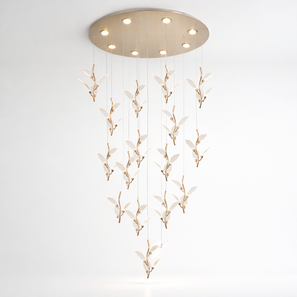 LUXURY MULTI-DROP LED CHANDELIER