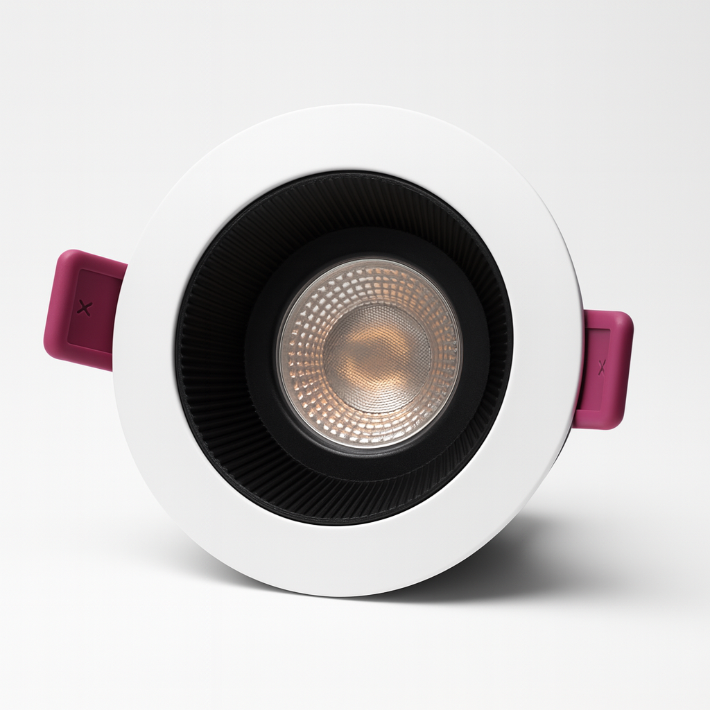 SPOT LIGHT FRAME (16) white-round