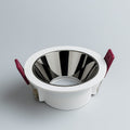 SPOT LIGHT FRAME (3) white+chrome -round