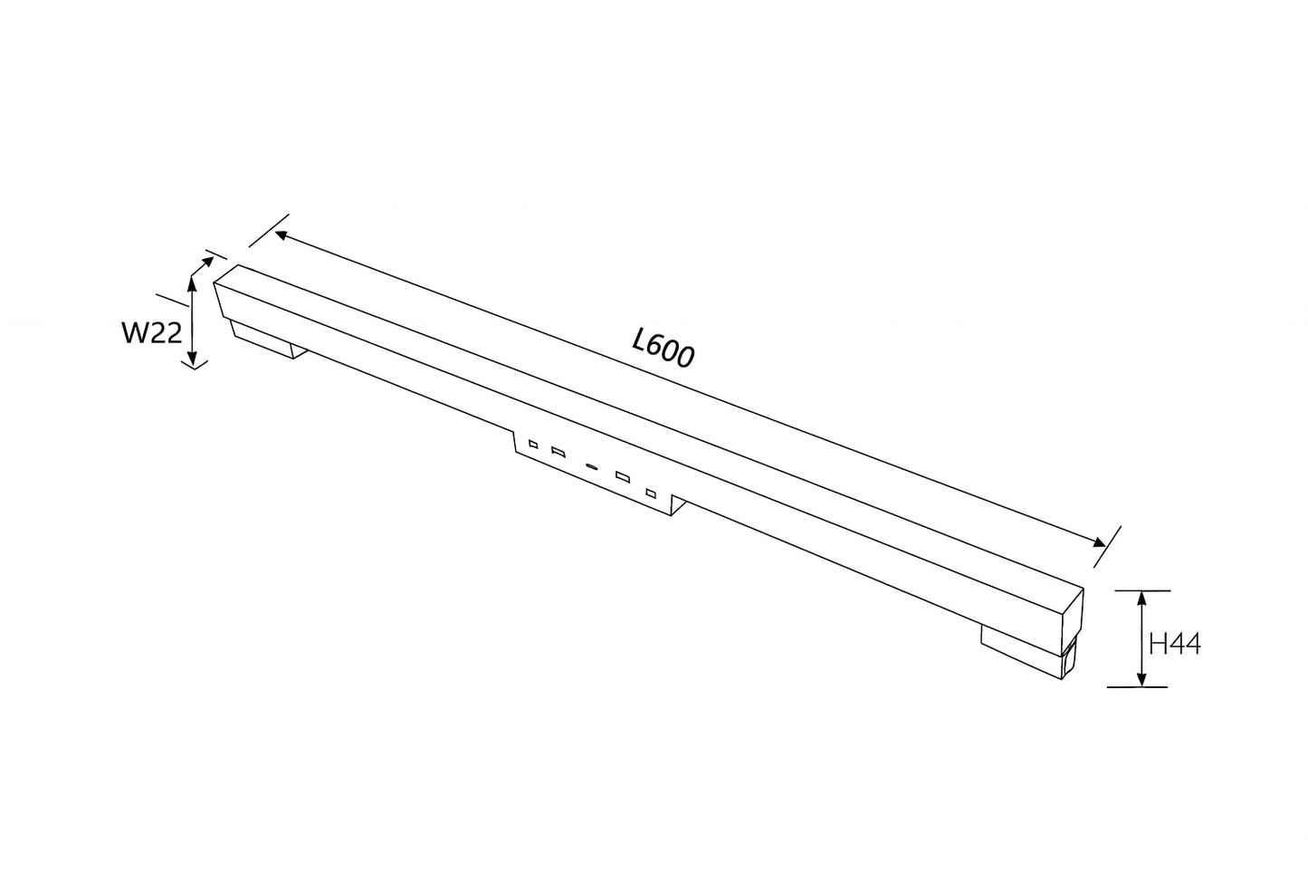 MAGNETIC LINE LIGHT 20W 4000K