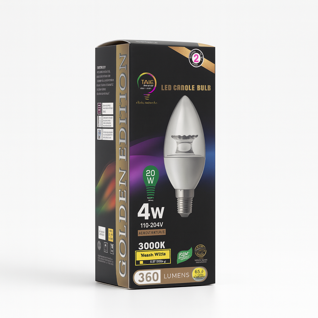 CANDLE LIGHT CLEAR 4W 3000K (E14)